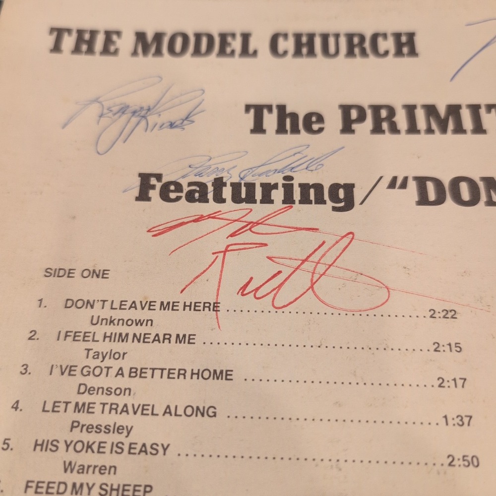 The Primitive Quartet - The Model Church Gospel Vinyl LP RSR-604 - Picture 2 of 4